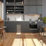 kitchen cabinet staining in Westport, CT