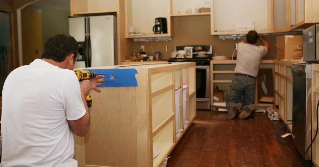 kitchen cabinet painting services in Bridgeport