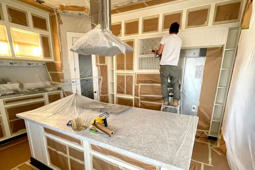 Cabinet Painting in Glastonbury, CT